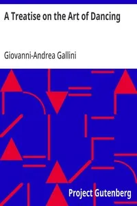 A Treatise on the Art of Dancing — Giovanni-Andrea Gallini cover
