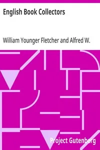 English Book Collectors — William Younger Fletcher cover