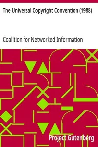 The Universal Copyright Convention (1988) cover