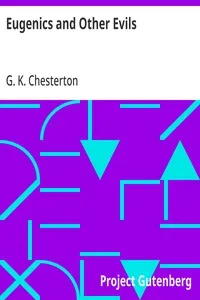 Eugenics and Other Evils — G. K. (Gilbert Keith) Chesterton cover