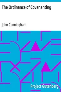 The Ordinance of Covenanting — John Cunningham cover