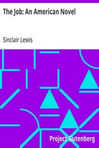 The Job: An American Novel — Sinclair Lewis cover