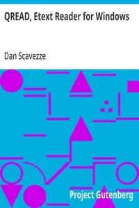 QREAD, Etext Reader for Windows — Dan Scavezze cover