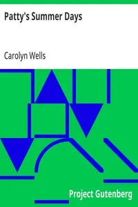 Patty's Summer Days — Carolyn Wells cover