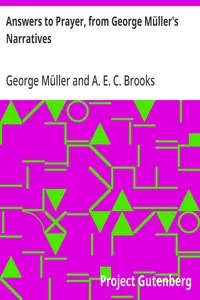 Answers to Prayer, from George Müller's Narratives cover