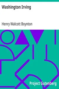 Washington Irving — Henry Walcott Boynton cover