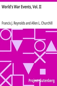 World's War Events, Vol. II — Anonymous cover