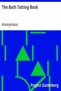 The Bath Tatting Book — Anonymous cover