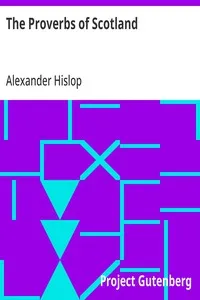 The Proverbs of Scotland — Alexander Hislop cover