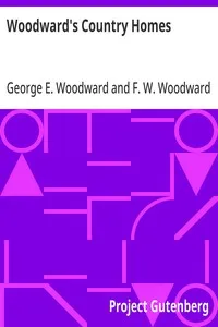 Woodward's Country Homes — George E. (George Evertson) Woodward cover