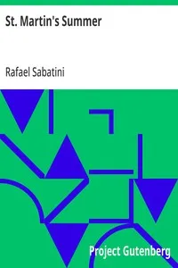 St. Martin's Summer — Rafael Sabatini cover