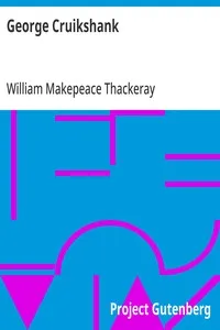 George Cruikshank — William Makepeace Thackeray cover