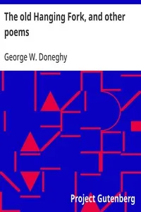 The old Hanging Fork, and other poems — George W. Doneghy cover