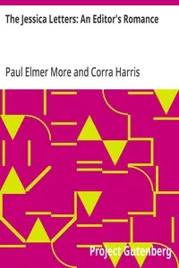 The Jessica Letters: An Editor's Romance — Corra Harris cover