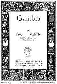 Gambia — Frederick John Melville cover
