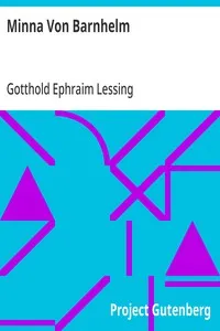 Minna Von Barnhelm — Gotthold Ephraim Lessing cover