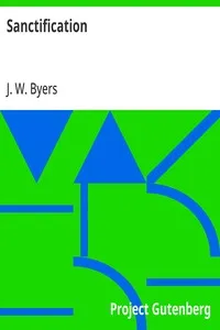 Sanctification — J. W. (Jacob Whistler) Byers cover