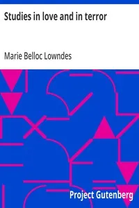 Studies in love and in terror — Marie Belloc Lowndes cover