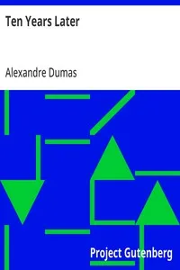 Ten Years Later — Alexandre Dumas cover