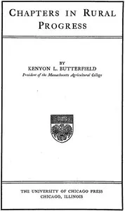 Chapters in Rural Progress — Kenyon L. (Kenyon Leech) Butterfield cover