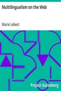 Multilingualism on the Web — Marie Lebert cover