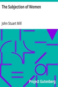 The Subjection of Women — John Stuart Mill cover