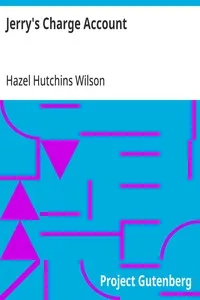 Jerry's Charge Account — Hazel Hutchins Wilson cover