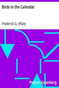 Birds in the Calendar — Frederick G. (Frederick George) Aflalo cover