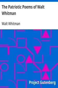 The Patriotic Poems of Walt Whitman — Walt Whitman cover