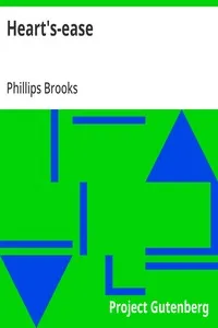 Heart's-ease — Phillips Brooks cover