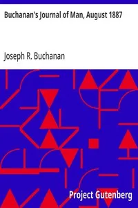 Buchanan's Journal of Man, August 1887: Volume 1, Number 7 — Anonymous cover