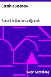 Germinie Lacerteux — Edmond de Goncourt cover