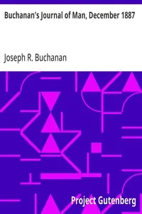 Buchanan's Journal of Man, December 1887: Volume 1, Number 11 — Anonymous cover