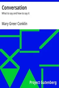 Conversation : $b What to say and how to say it — Mary Greer Conklin cover