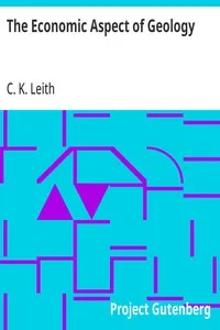 The Economic Aspect of Geology — C. K. (Charles Kenneth) Leith cover