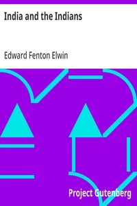 India and the Indians — Edward Fenton Elwin cover