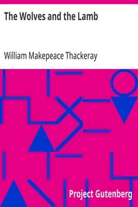 The Wolves and the Lamb — William Makepeace Thackeray cover