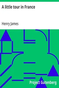 A little tour in France — Henry James cover