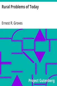 Rural Problems of Today — Ernest R. (Ernest Rutherford) Groves cover