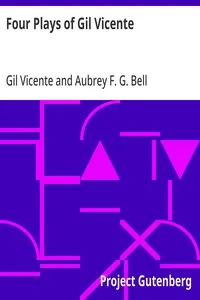 Four Plays of Gil Vicente — Gil Vicente cover