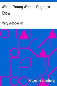 What a Young Woman Ought to Know — Mary Wood-Allen cover
