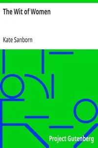 The Wit of Women: Fourth Edition — Kate Sanborn cover
