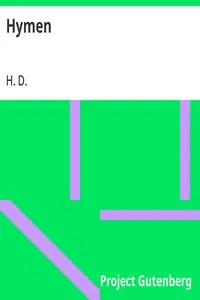 Hymen — H. D. (Hilda Doolittle) cover
