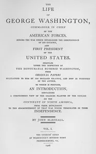 The Life of George Washington: A Linked Index to the Project Gutenberg Editions — John Marshall cover