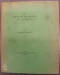 The Fountain of Maribo, and Other Ballads — George Borrow cover