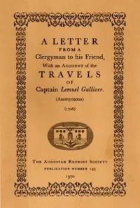 A Letter From a Clergyman to his Friend,: with an Account of the Travels of Captain Lemuel Gulliver — Anonymous cover