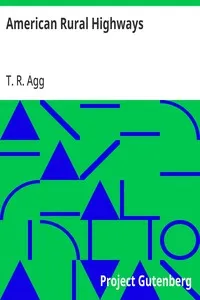 American Rural Highways — T. R. (Thomas Radford) Agg cover