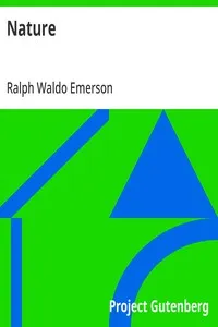 Nature — Ralph Waldo Emerson cover