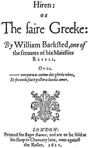 Seven Minor Epics of the English Renaissance (1596-1624) — William, active 1611 Barksted cover