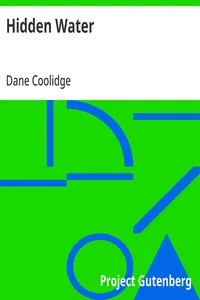 Hidden Water — Dane Coolidge cover